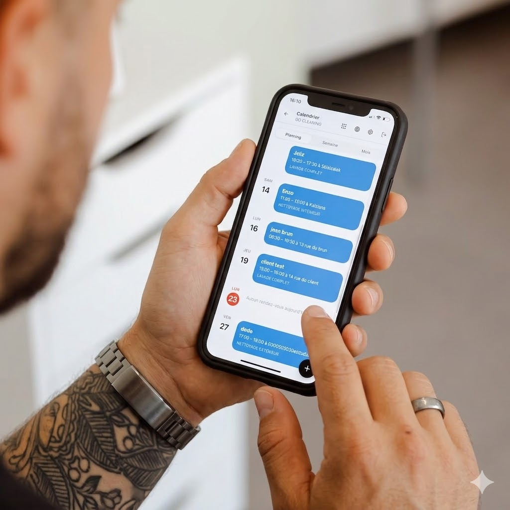 Calendar on smartphone